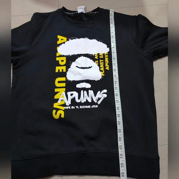 Aape sweatshirt black size 2XL - Picture 7 of 9